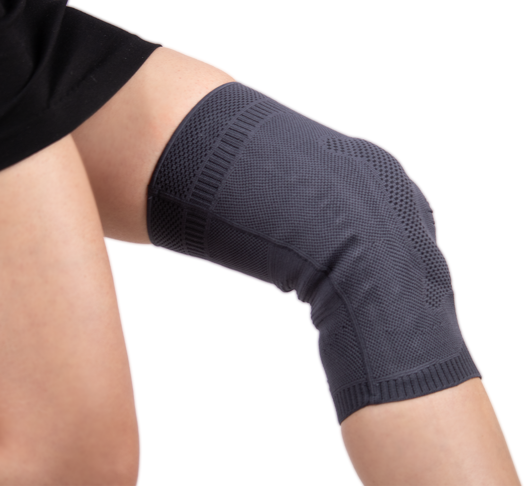 KNITTED PATELLA LIGAMENT SUPPORTED KNEE BRACE