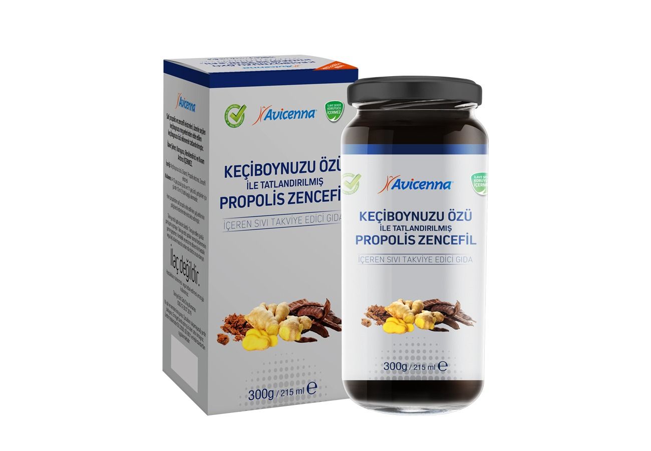 Ke?iboynuzu ?z? ile Tatland?r?lm?? Propolis Zencefil