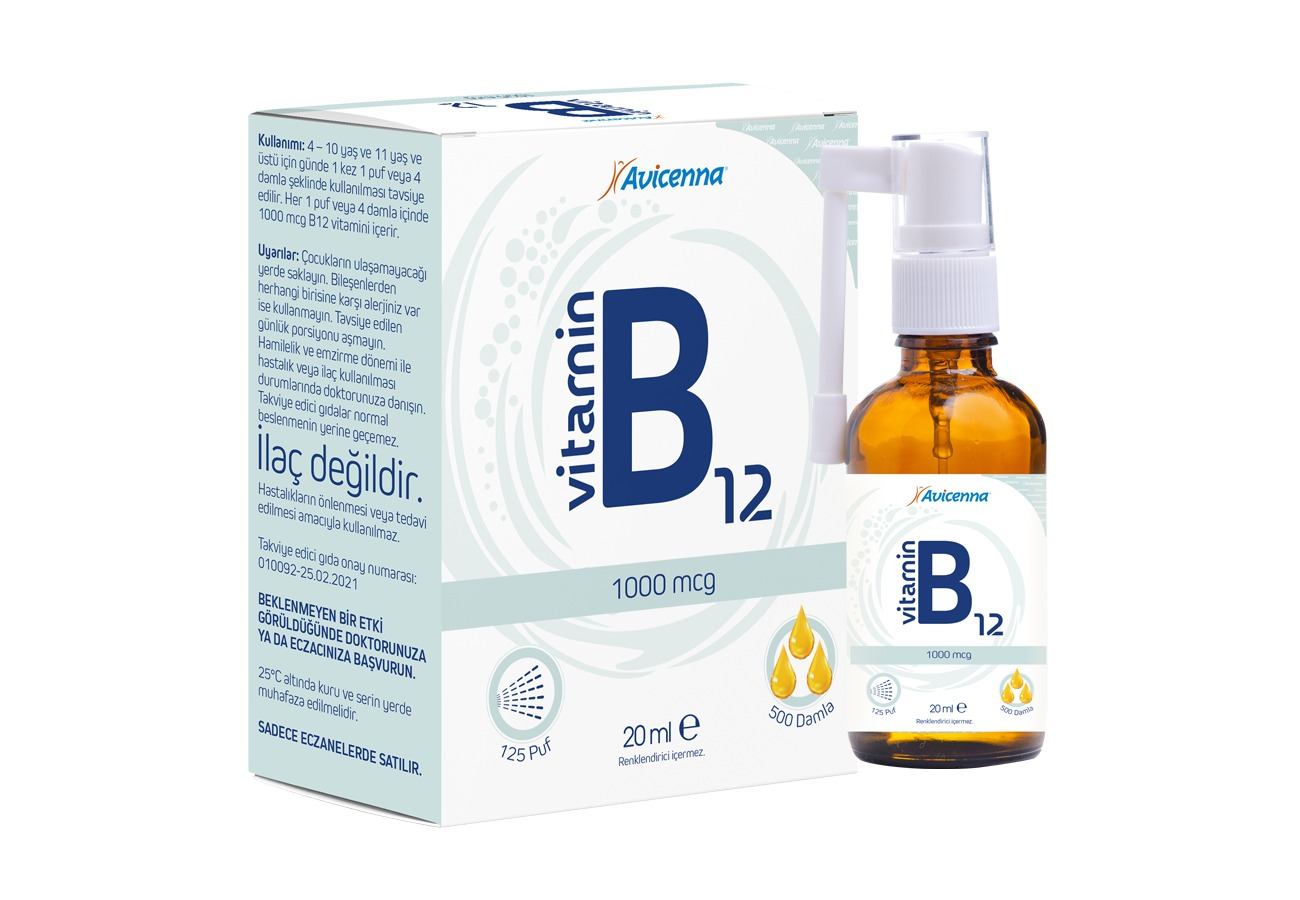 B12 Vitamini 1000 mcg
