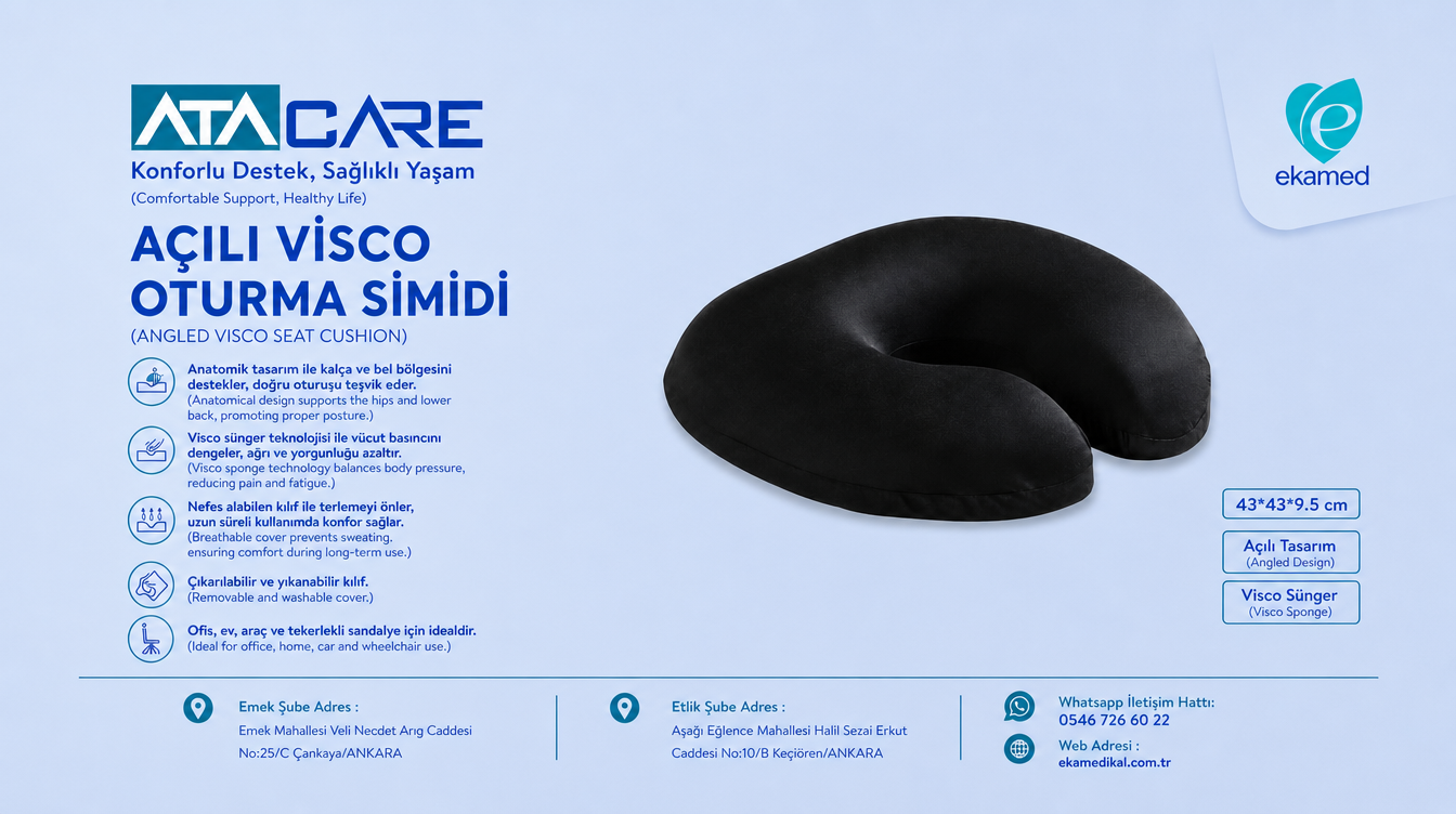 Açılı Visco Oturma Simidi
