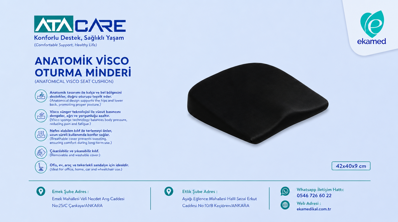 Anatomik Visco Oturma Minderi