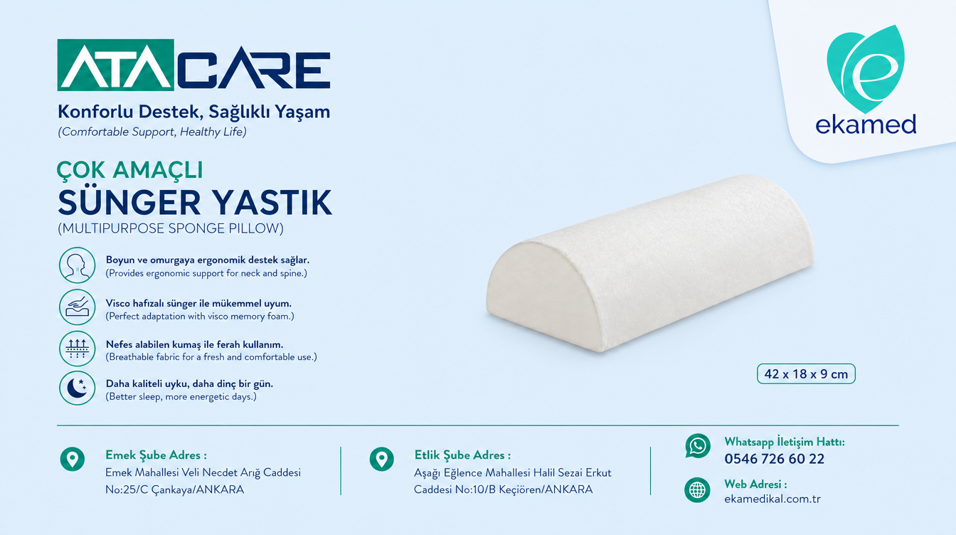 Çok Amaçlı Sünger Yastık
