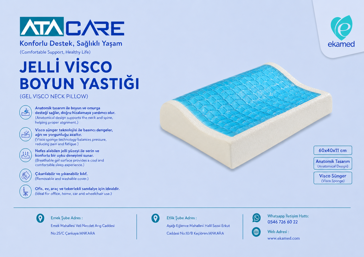 Jelli Visco Boyun Yastığı